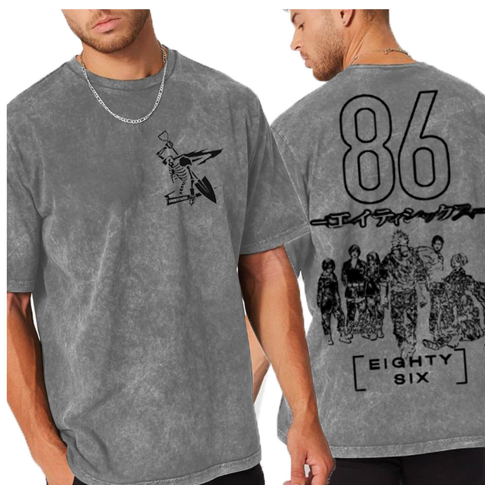 Eighty Six oversized Unisex Washed T-Shirt