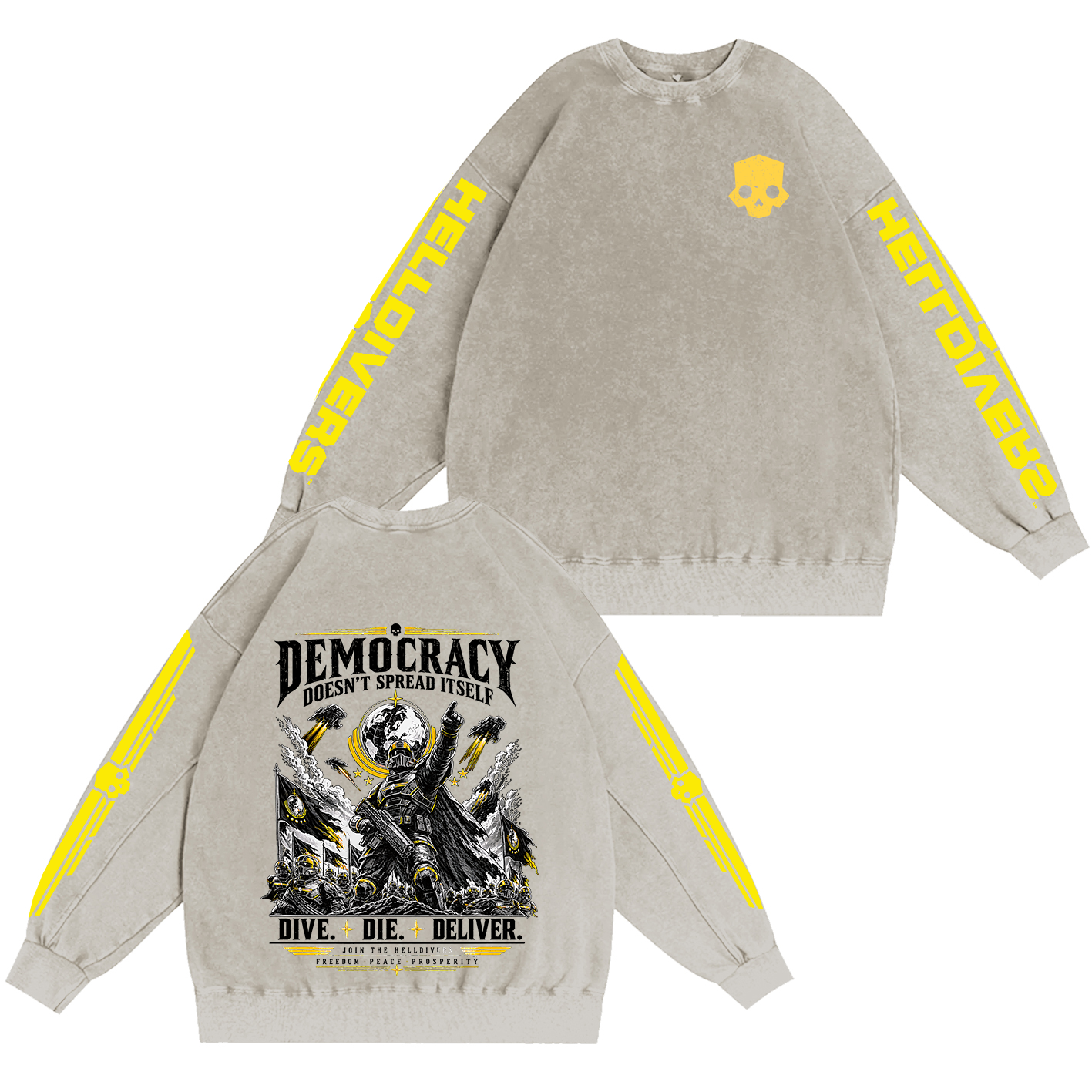 Helldivers Oversized T-shirt/Crewneck/Hoodie