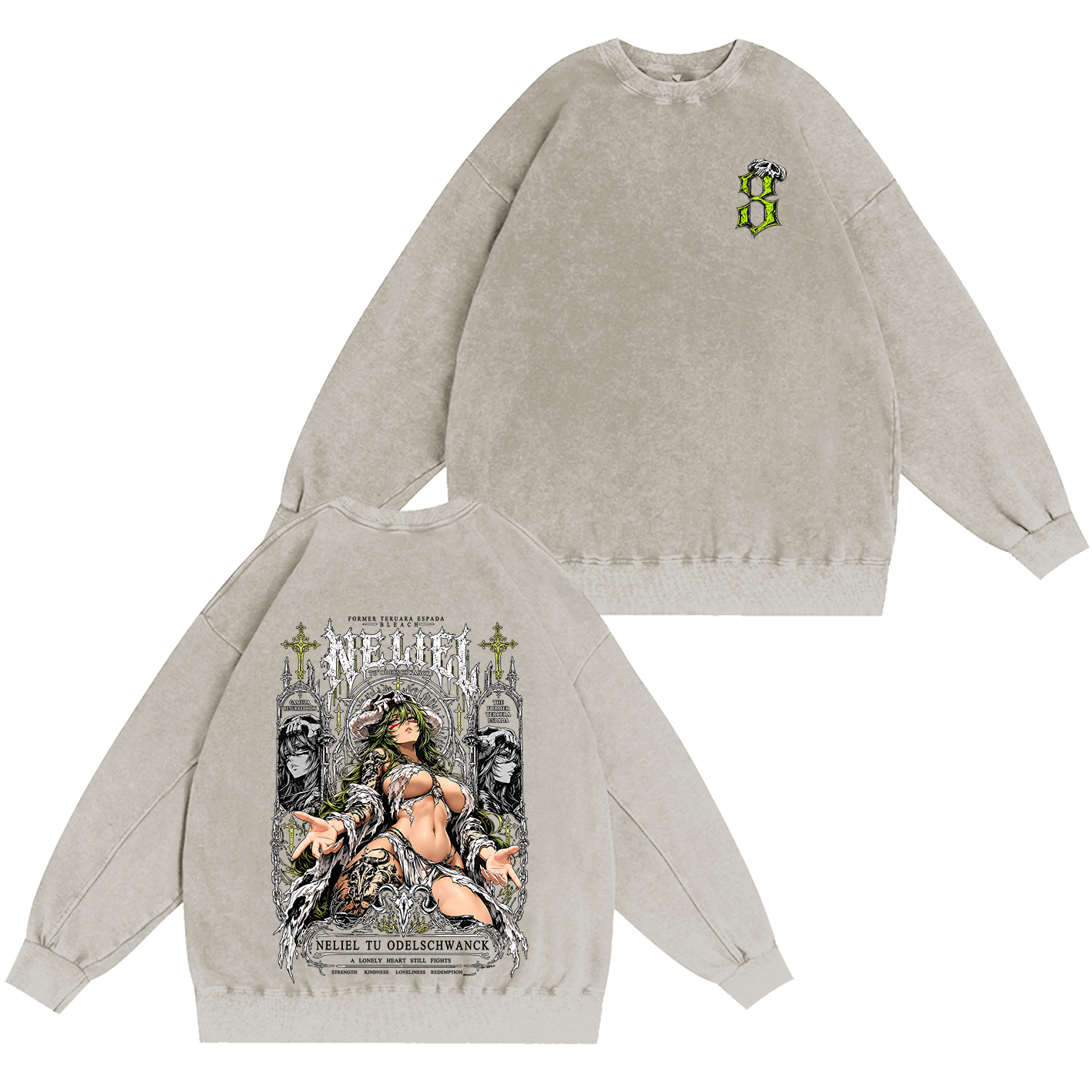 Bleach Nelliel Tu Odelschwanck Oversized T-shirt/Crewneck/Hoodie