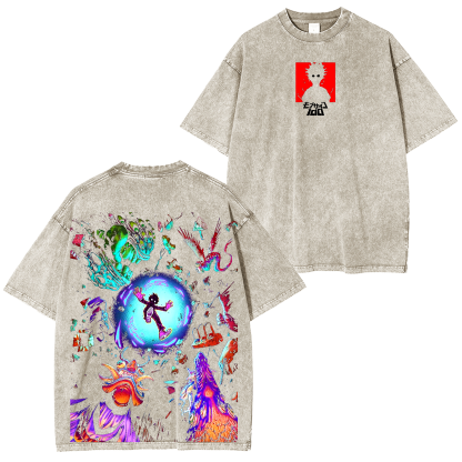 Shigeo Kageyama,Mob Psycho 100 Anime Unisex Washed T-Shirt