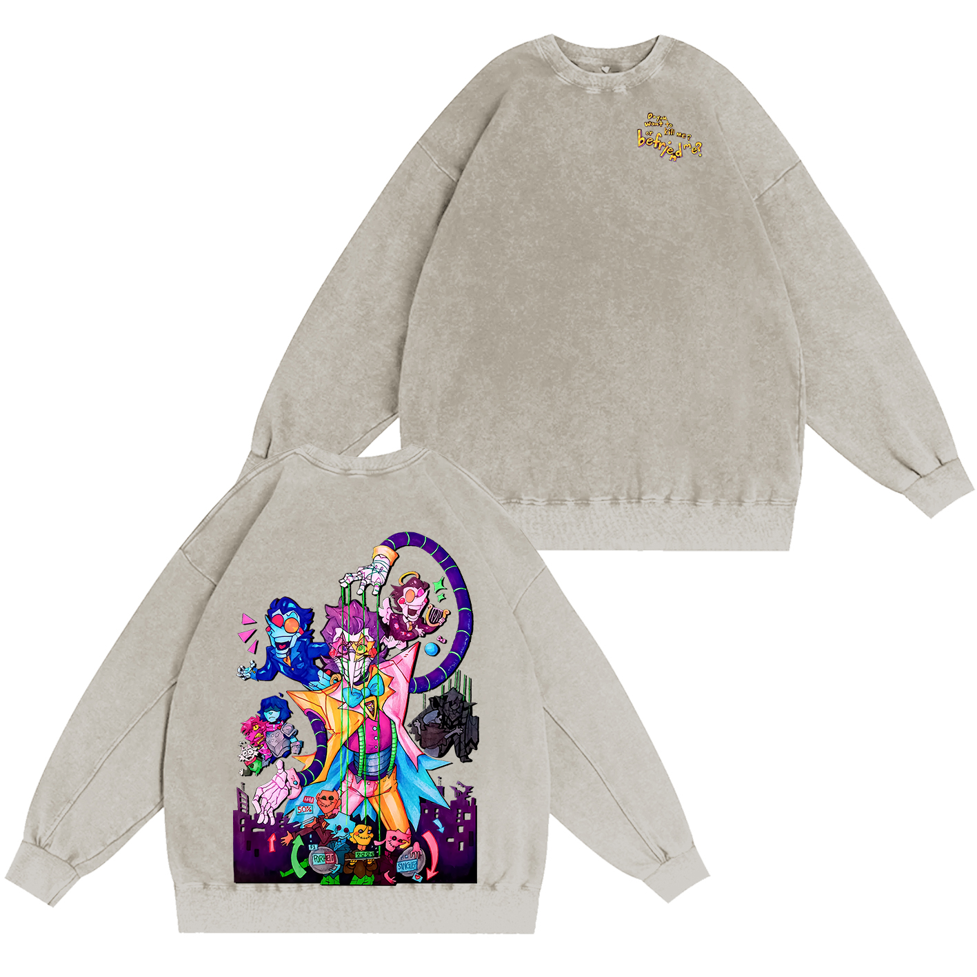 Deltarune Funny Tenna Washed T-shirt/Crewneck/Hoodie