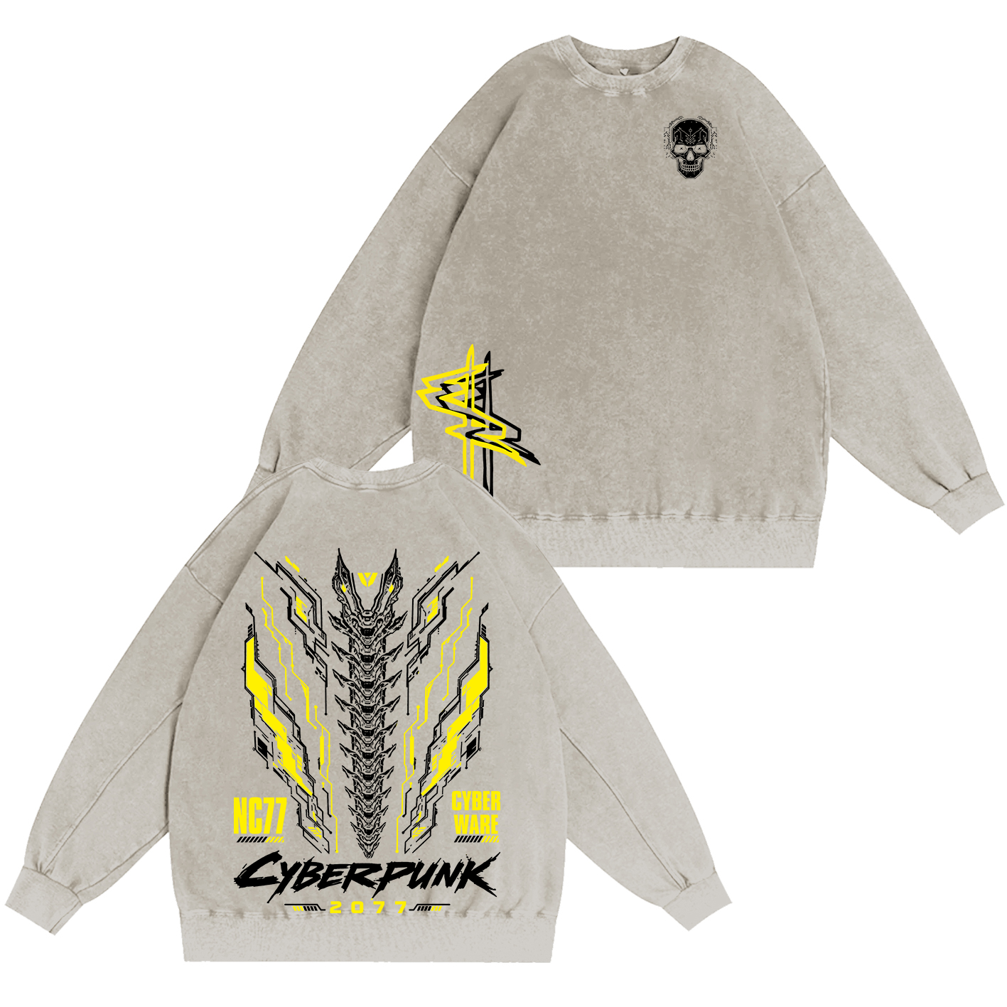 Cyberpunk 2077 Washed T-shirt/Crewneck/Hoodie