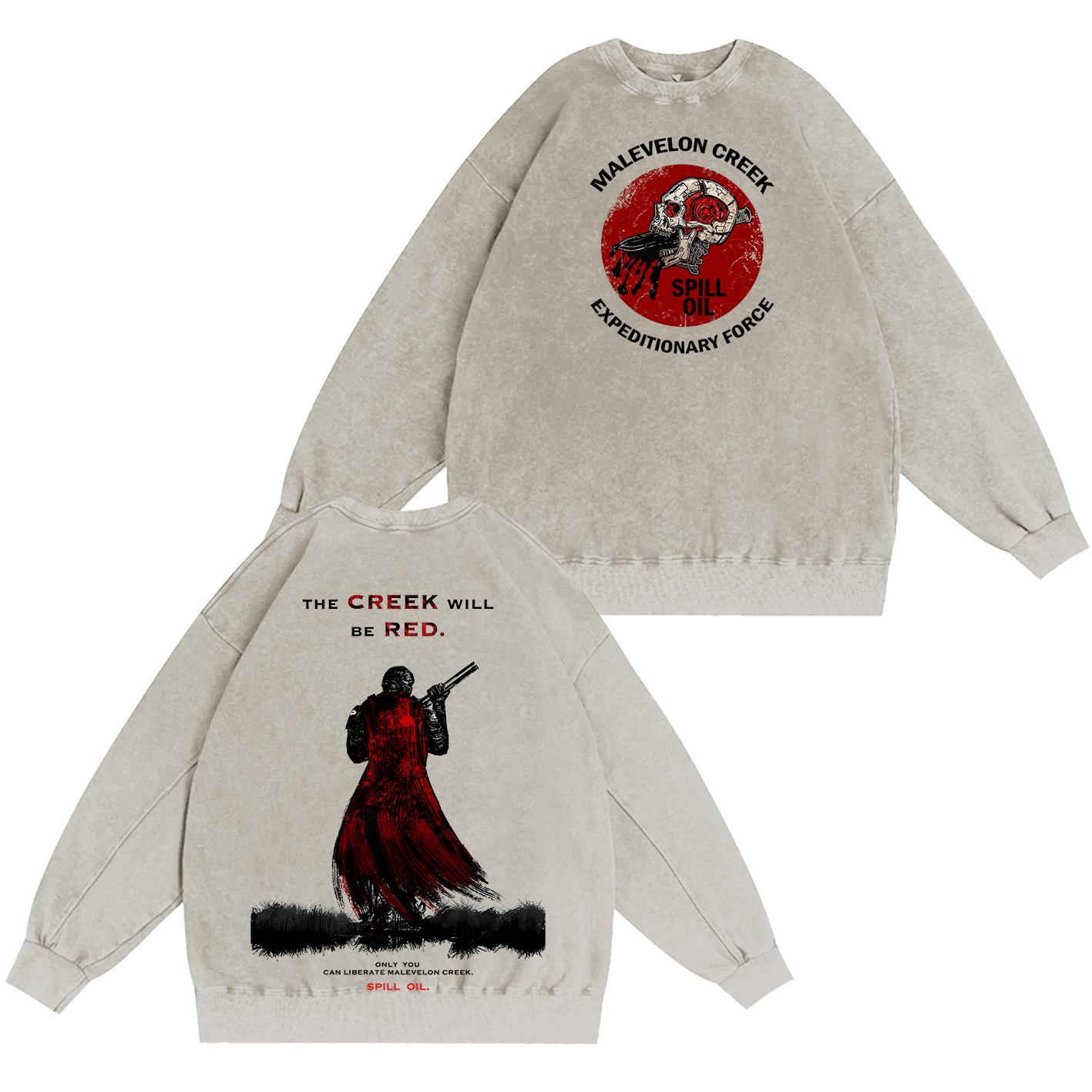 Helldivers 2 Game Washed T-shirt/Crewneck/Hoodie