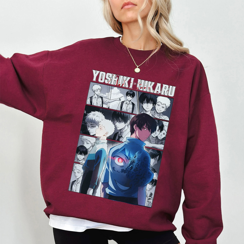 Fan Hilaru x Yoshiki checkk! Unisex T-shirt/Crewneck/Hoodie