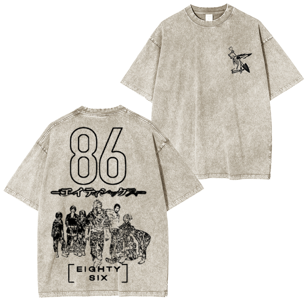 Eighty Six oversized Unisex Washed T-Shirt