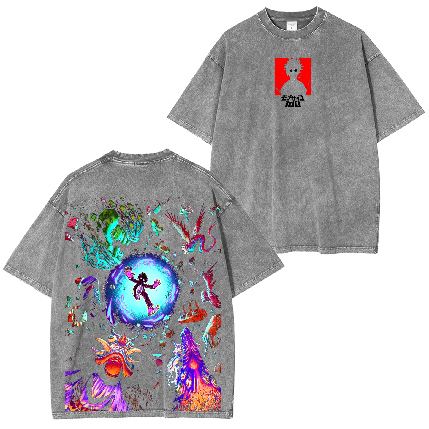 Shigeo Kageyama,Mob Psycho 100 Anime Unisex Washed T-Shirt