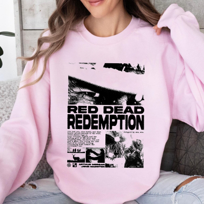 Red Dead Redemption Graphic Oversize Unisex Shirts/Crewneck/Hoodie