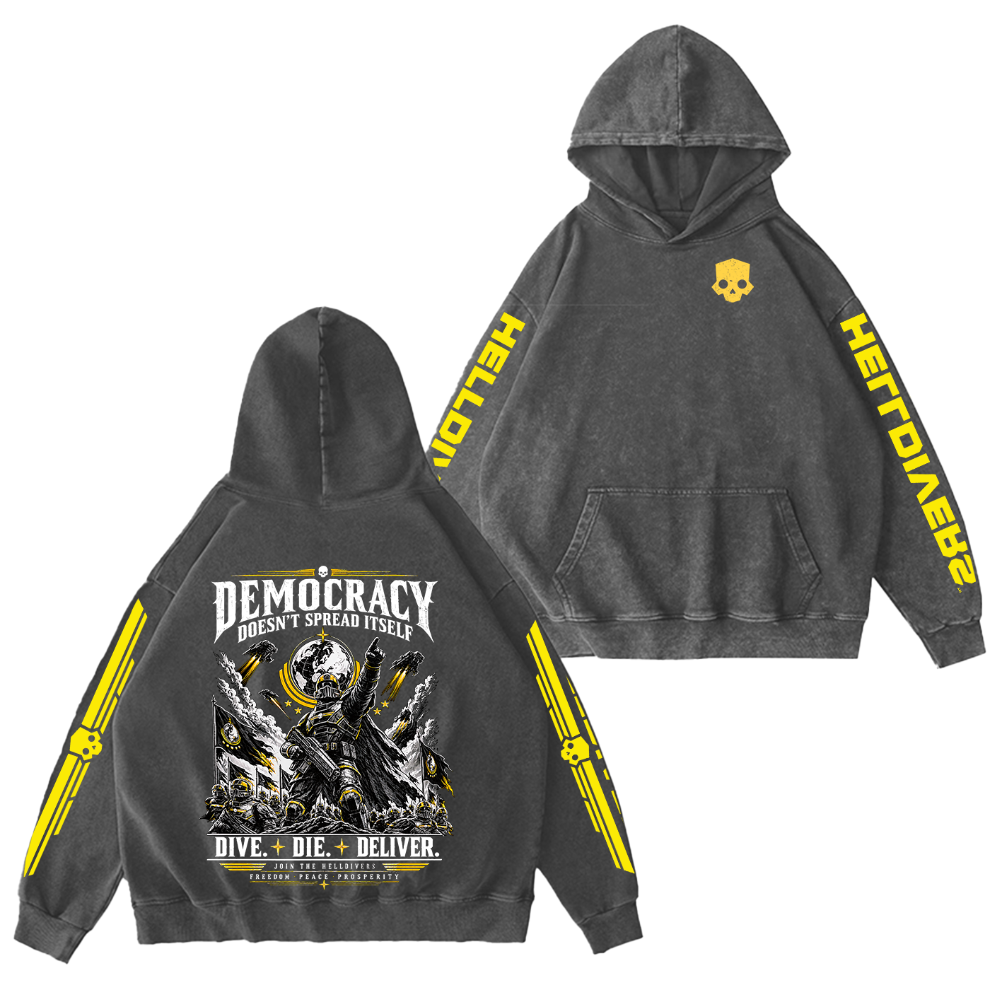Helldivers Oversized T-shirt/Crewneck/Hoodie