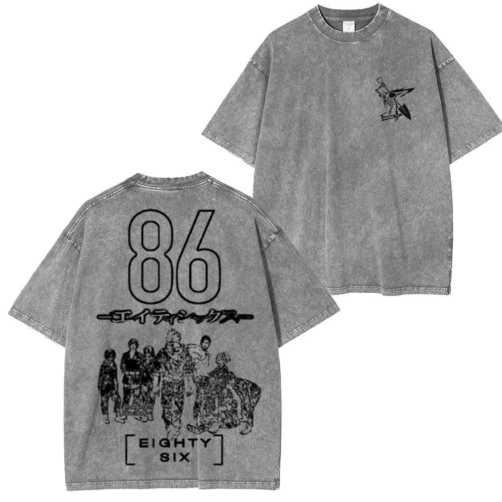 Eighty Six oversized Unisex Washed T-Shirt