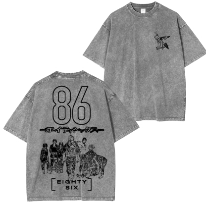 Eighty Six oversized Unisex Washed T-Shirt