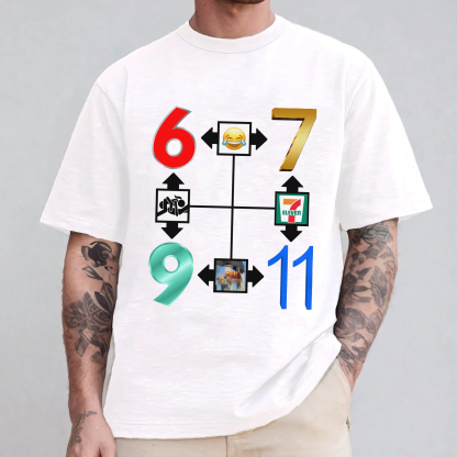 Six Seven Nine Eleven Funny Unisex Shirts/Crewneck/Hoodie
