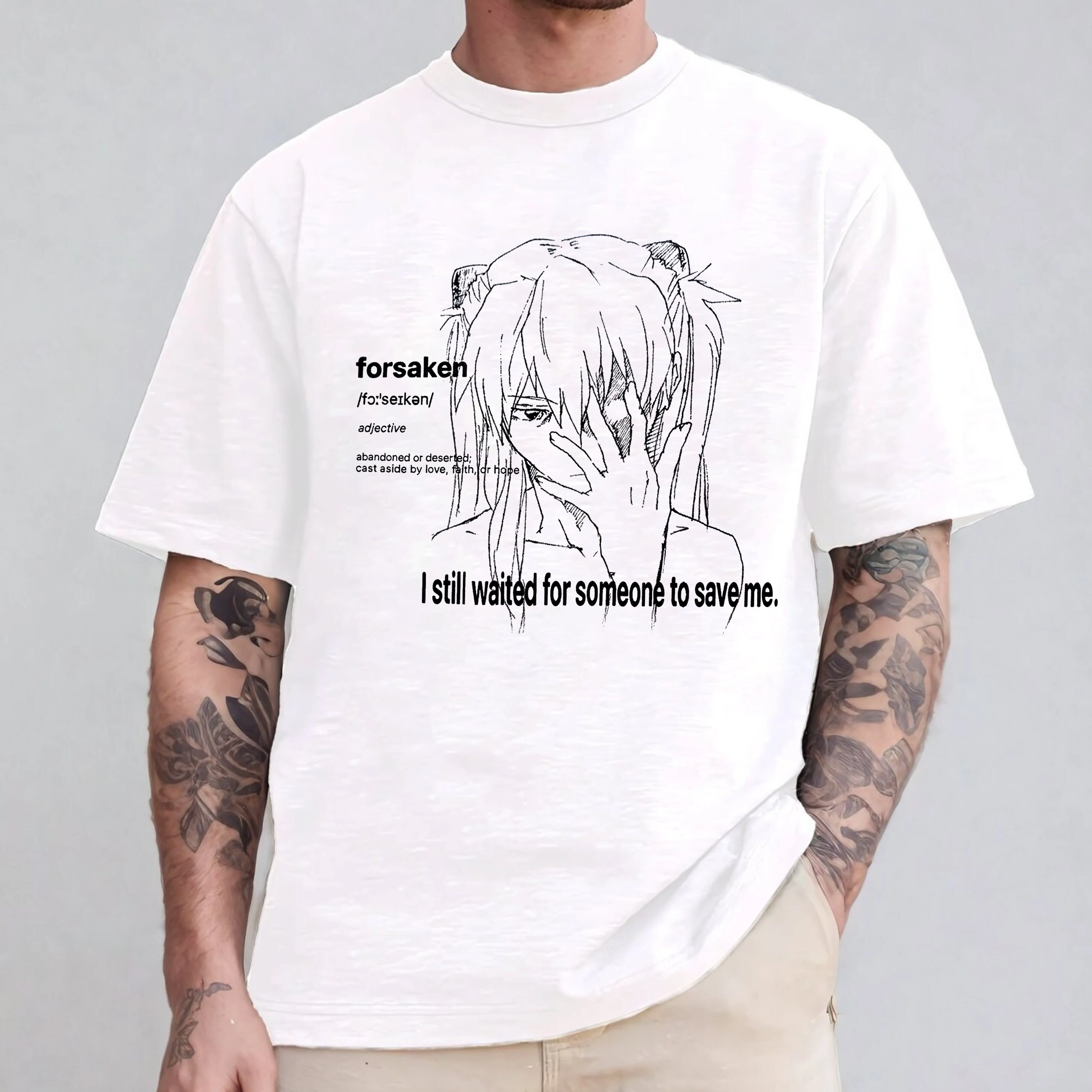 Asuka, Evangelion Anime Oversize Unisex Shirts/Crewneck/Hoodie