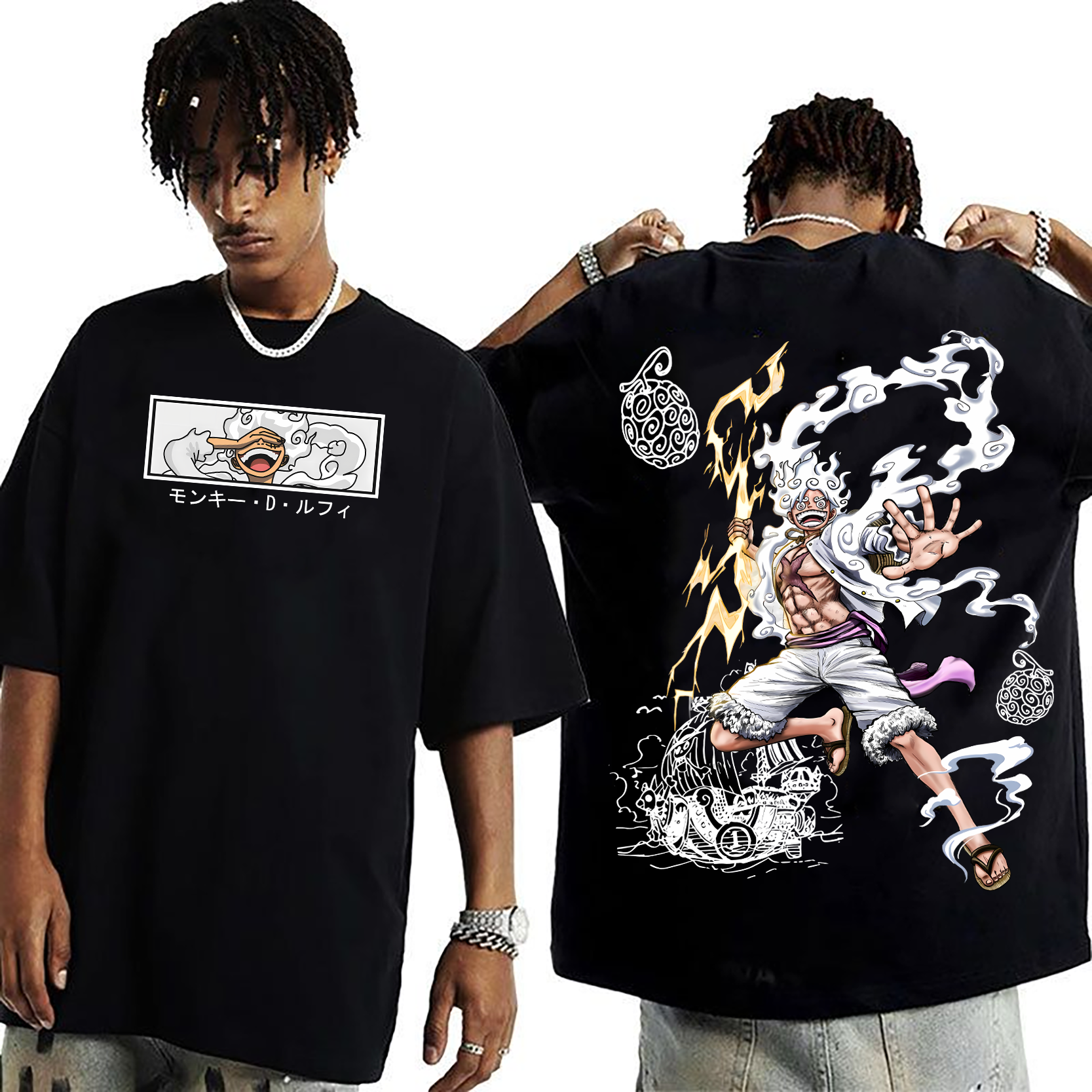 One Piece Luffy Anime  Unisex Washed T-Shirt