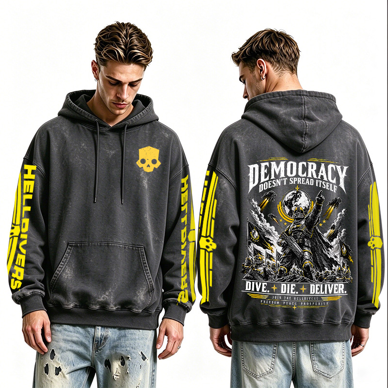 Helldivers Oversized T-shirt/Crewneck/Hoodie