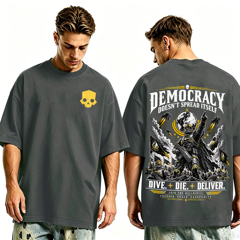Helldivers Oversized T-shirt/Crewneck/Hoodie