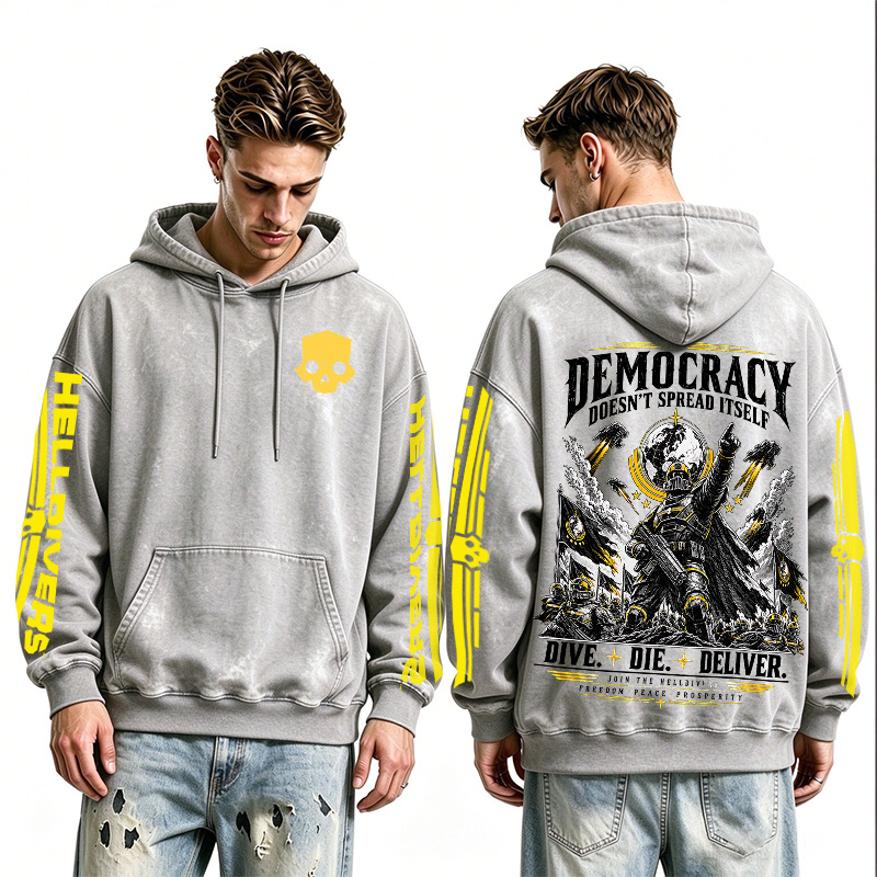 Helldivers Oversized T-shirt/Crewneck/Hoodie