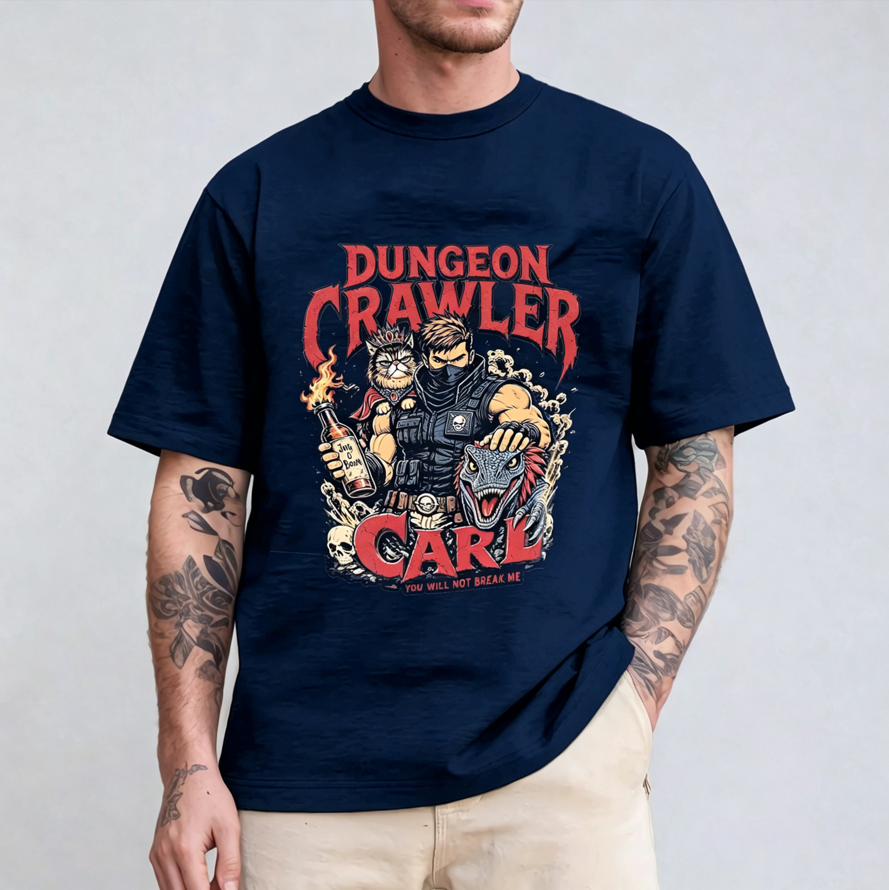 Princess Donut Mongo Dungeon Crawler Carl You Will Not Break Unisex Washed T-Shirt