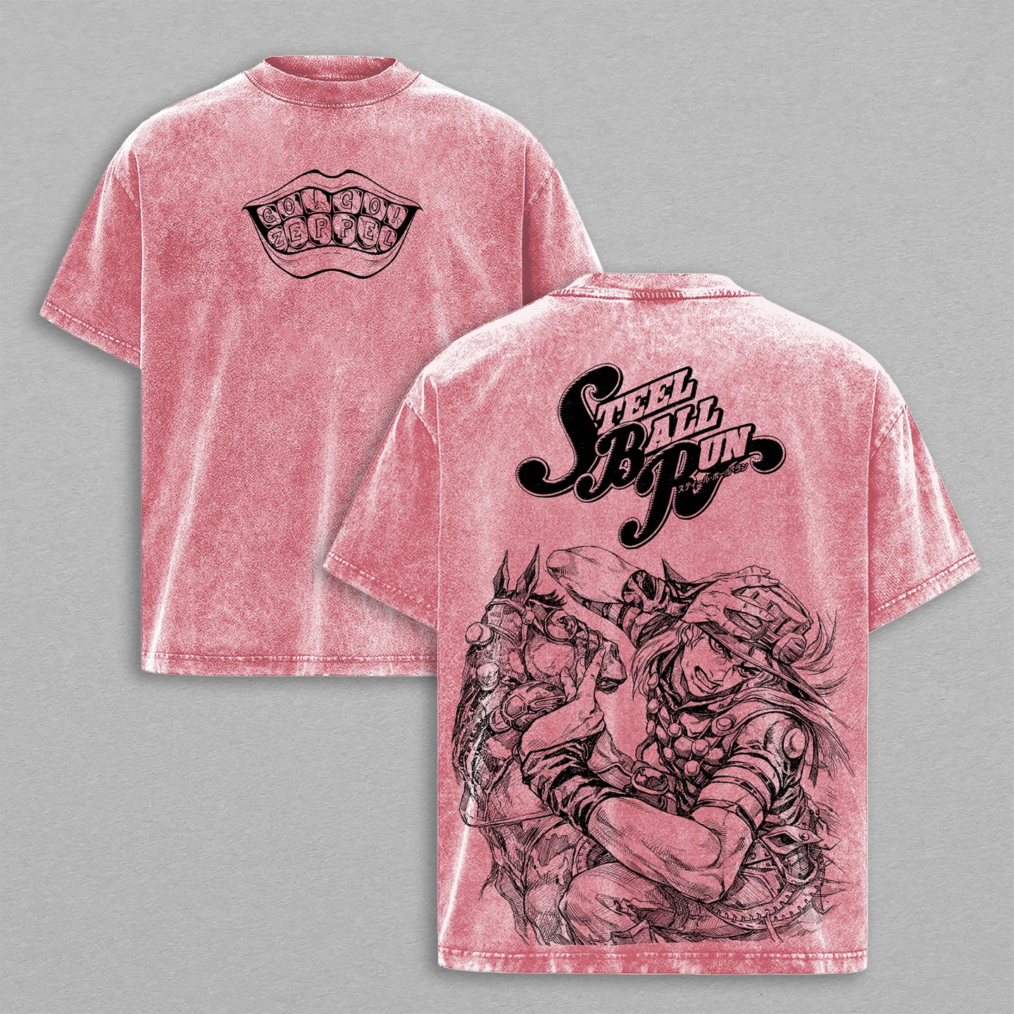 JOJO Gyro Zeppeli Unisex  Washed T-Shirt