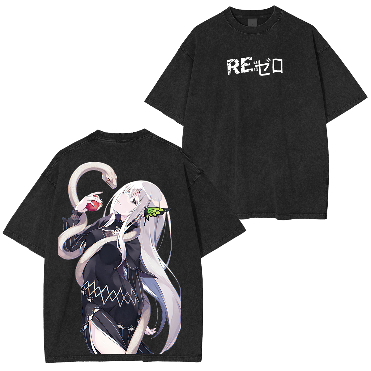 ReZero:Echidna Unisex Washed T-Shirt