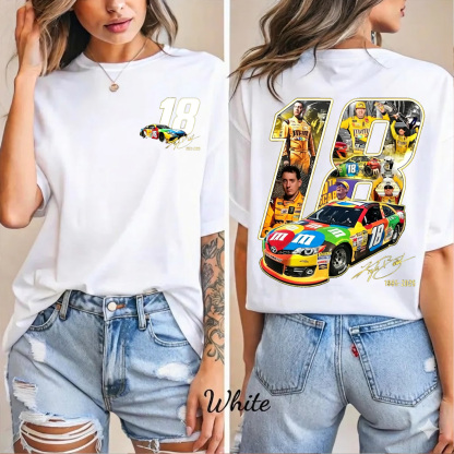 Vintage Kyle Busch 18 Tribute RIP Rowdy 1985-2026 Unisex Shirts/Crewneck/Hoodie