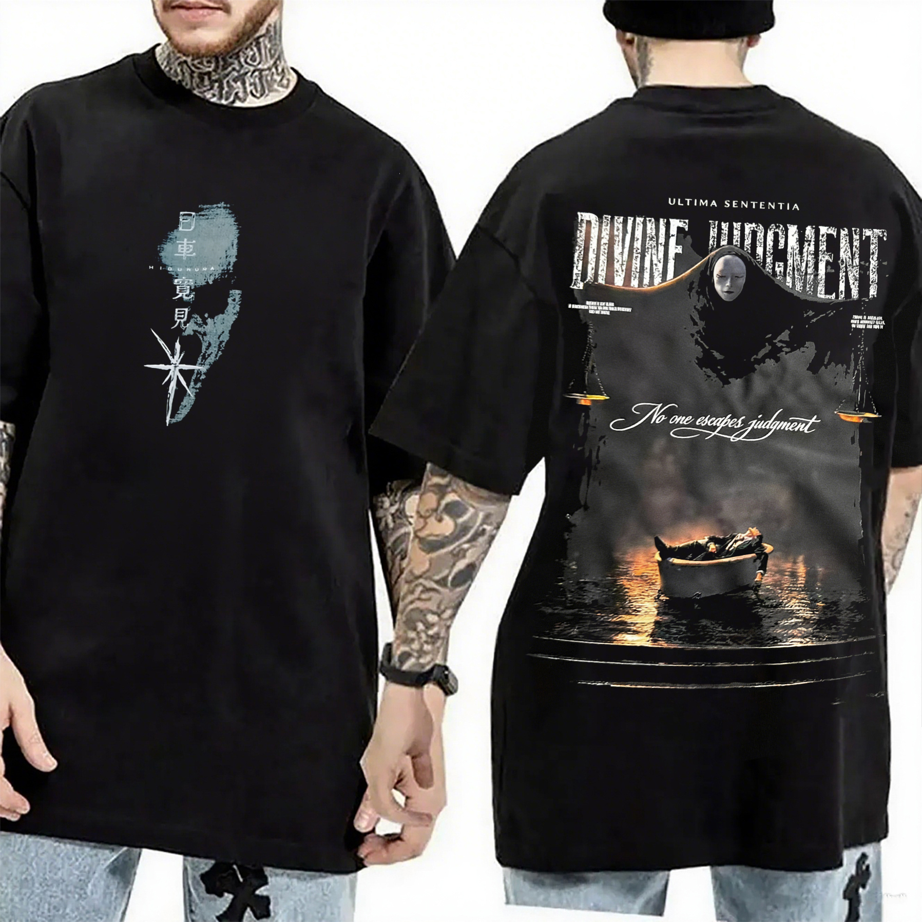 Jujutsu Kaisen Fatal Verdict BlackOversized T-shirt/Crewneck/Hoodie
