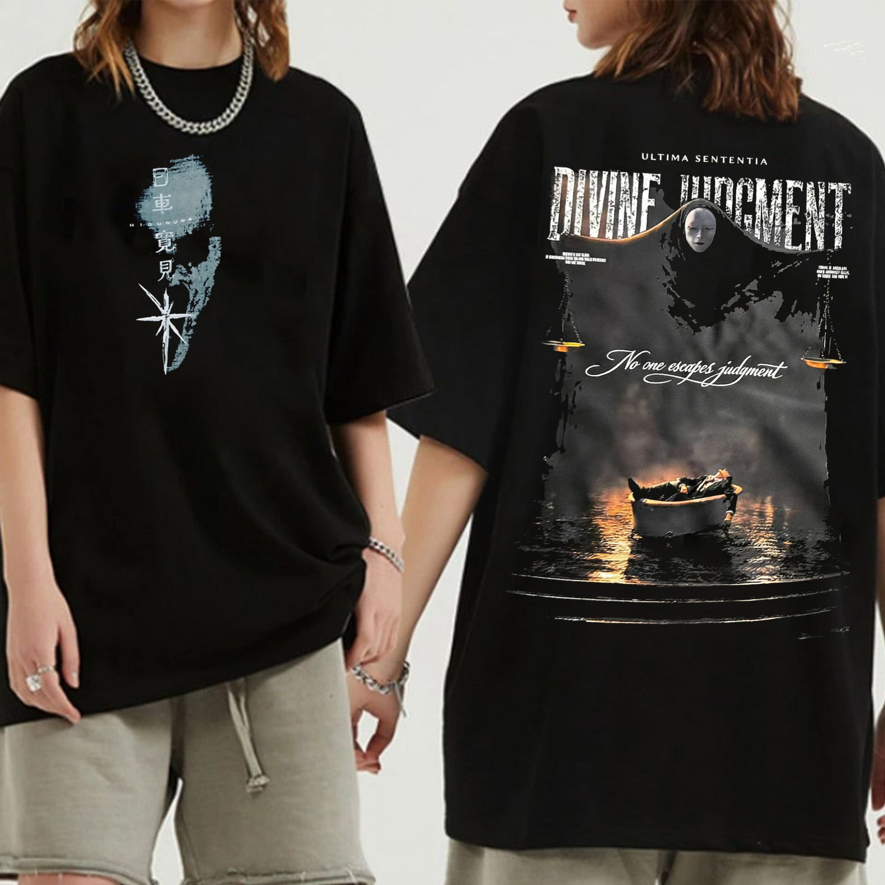 Jujutsu Kaisen Fatal Verdict BlackOversized T-shirt/Crewneck/Hoodie