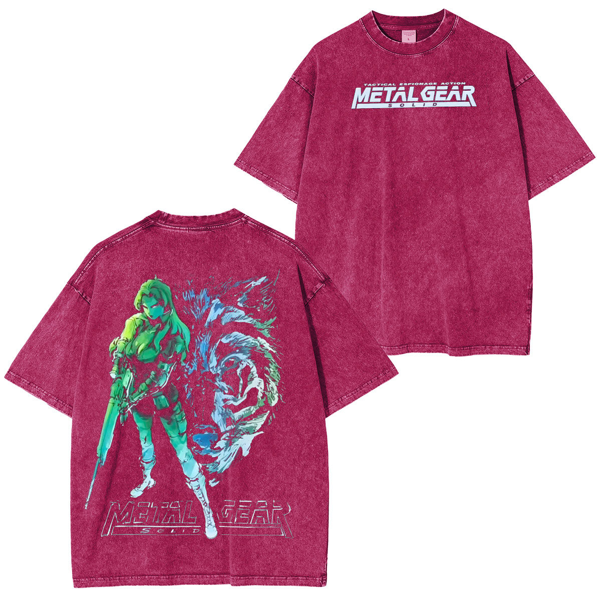 Legend Never Dies Metal Gear Boss Washed Unisex T-Shirt