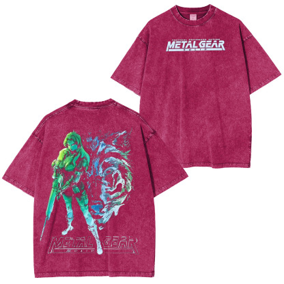 Legend Never Dies Metal Gear Boss Washed Unisex T-Shirt
