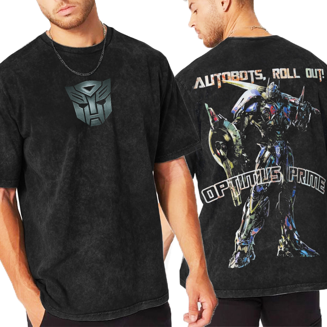 Optimus Prime Washed Unisex T-Shirt