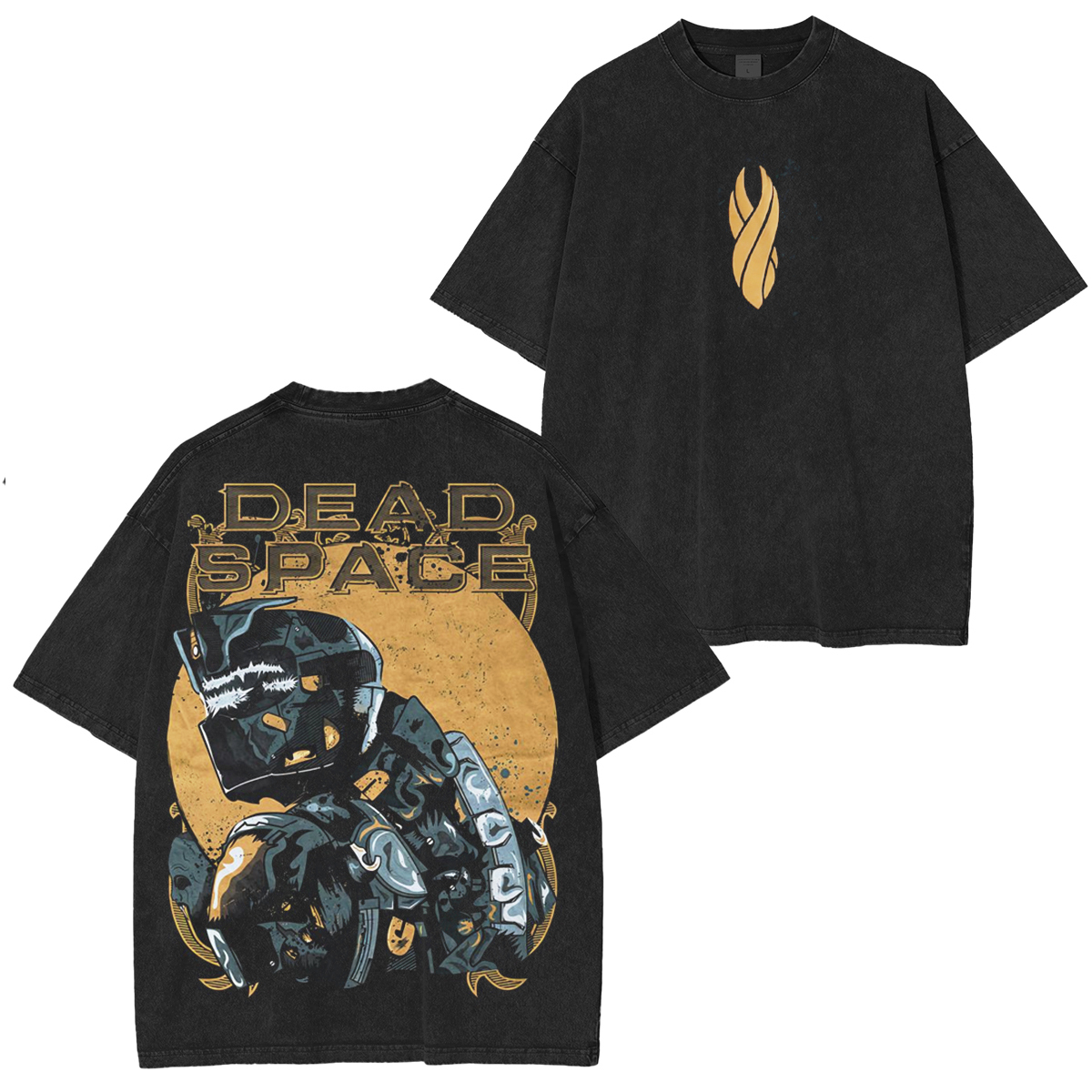 Retro The Dead Space Clothes Graphic Print T-Shirt