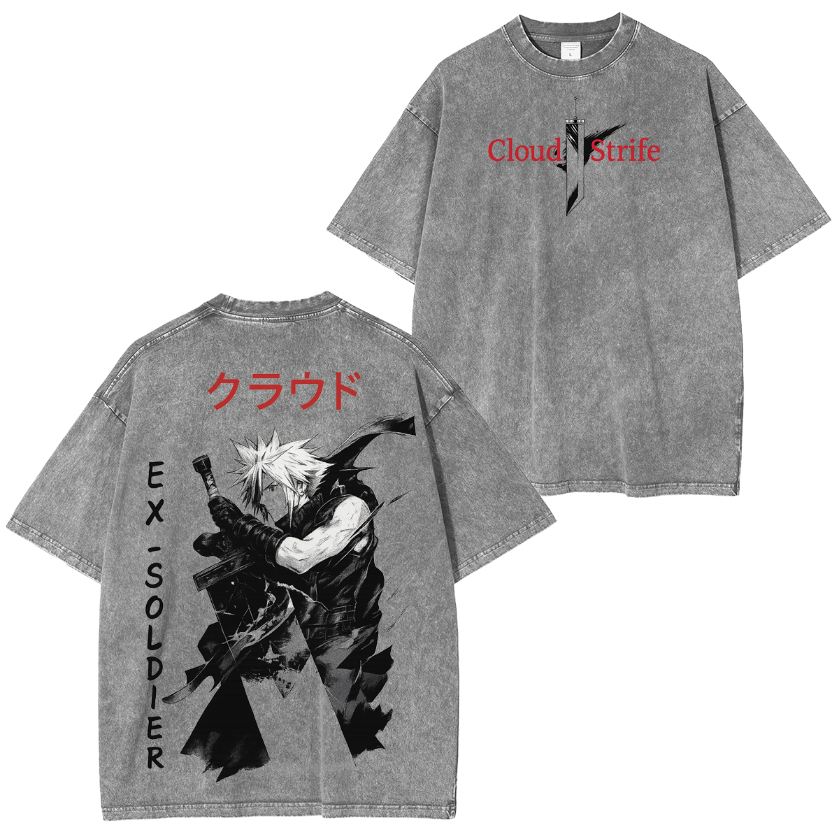 Soldier first class Final Fantasy 7 Washed T-shirt/Crewneck/Hoodie