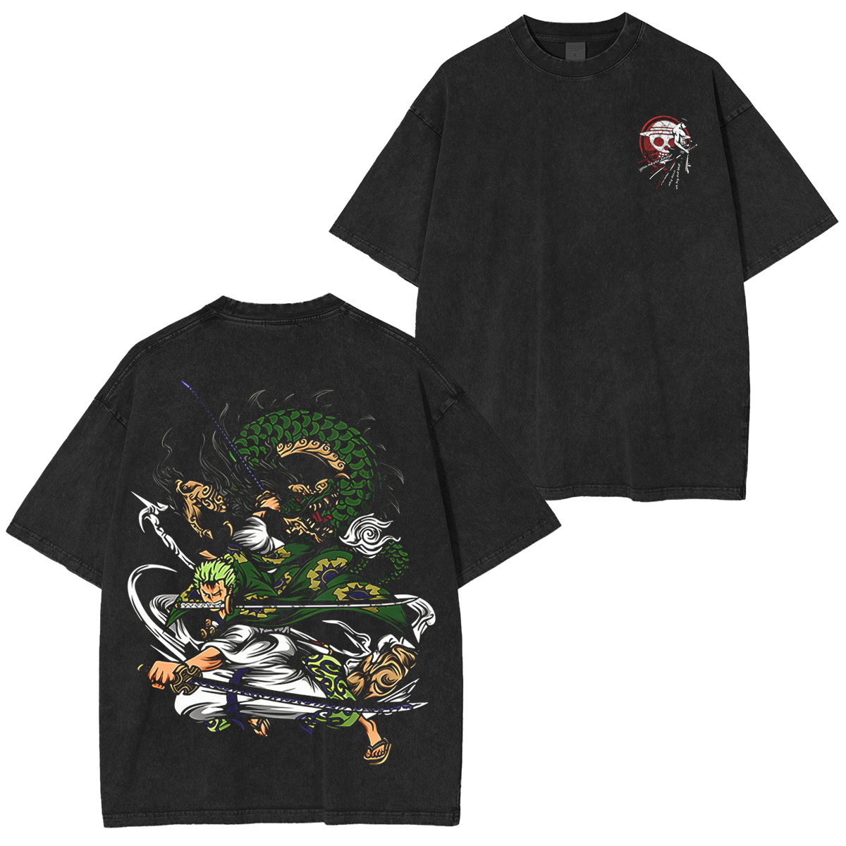 Lufdy Y Zoro Unisex Washed T-Shirt/Hoodie/Pullover Sweatshirt