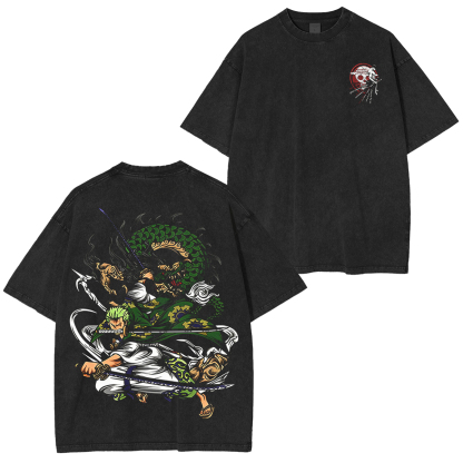 Lufdy Y Zoro Unisex Washed T-Shirt/Hoodie/Pullover Sweatshirt
