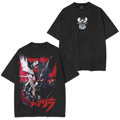 Mazinger Z Y El Gran Mazinger Washed T-shirt/Crewneck/Hoodie