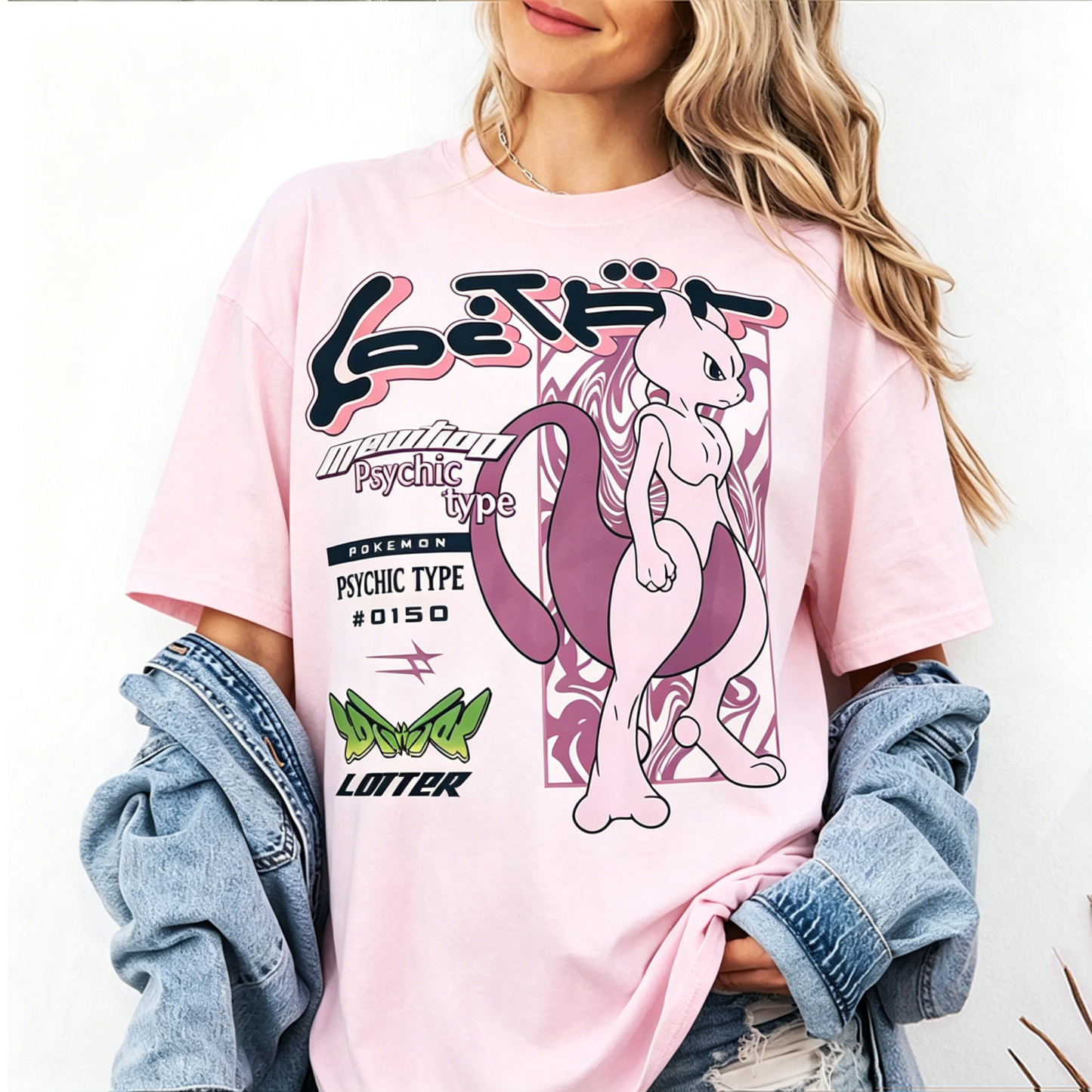 Pokémon By Loiter Mewtwo Unisex Shirts/Crewneck/Hoodie