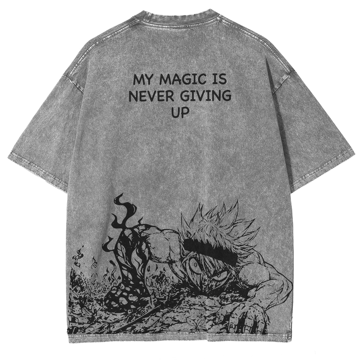 Black Clover Aska Vintage washed T-shirt/Crewneck/Hoodie