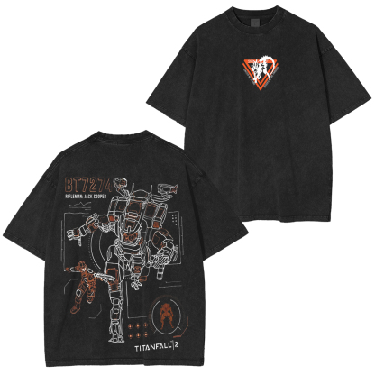 Titanfall2 Unisex Washed T-Shirt