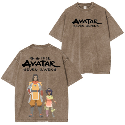 One Punch Man Avatar: Seven Havens Vintage Washed T-shirt/Crewneck/Hoodie