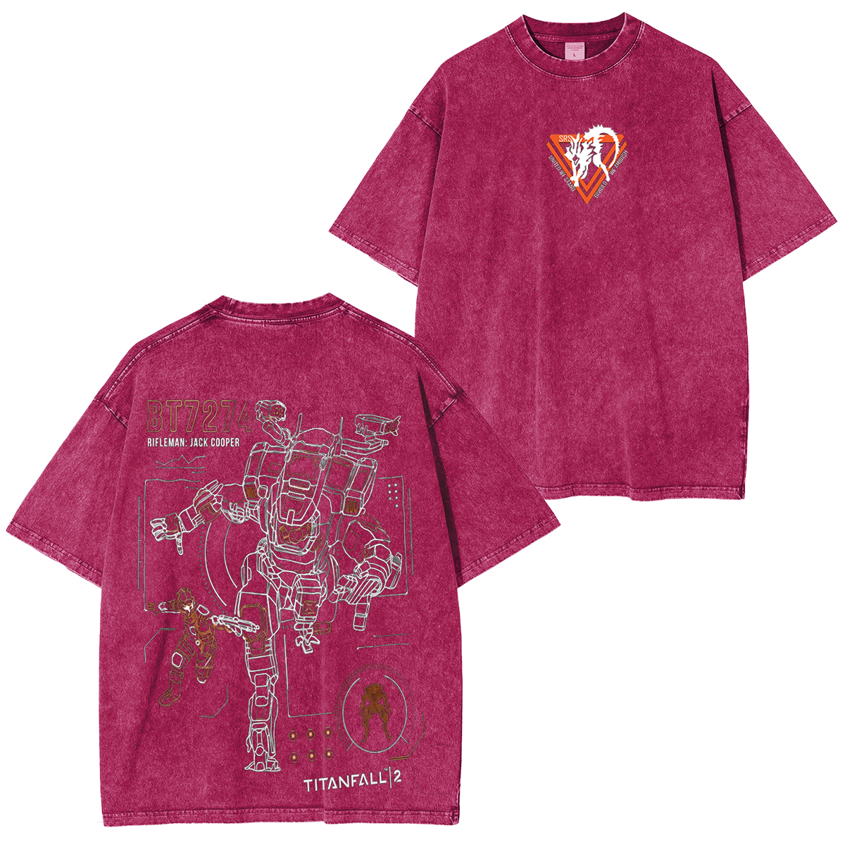Titanfall2 Unisex Washed T-Shirt