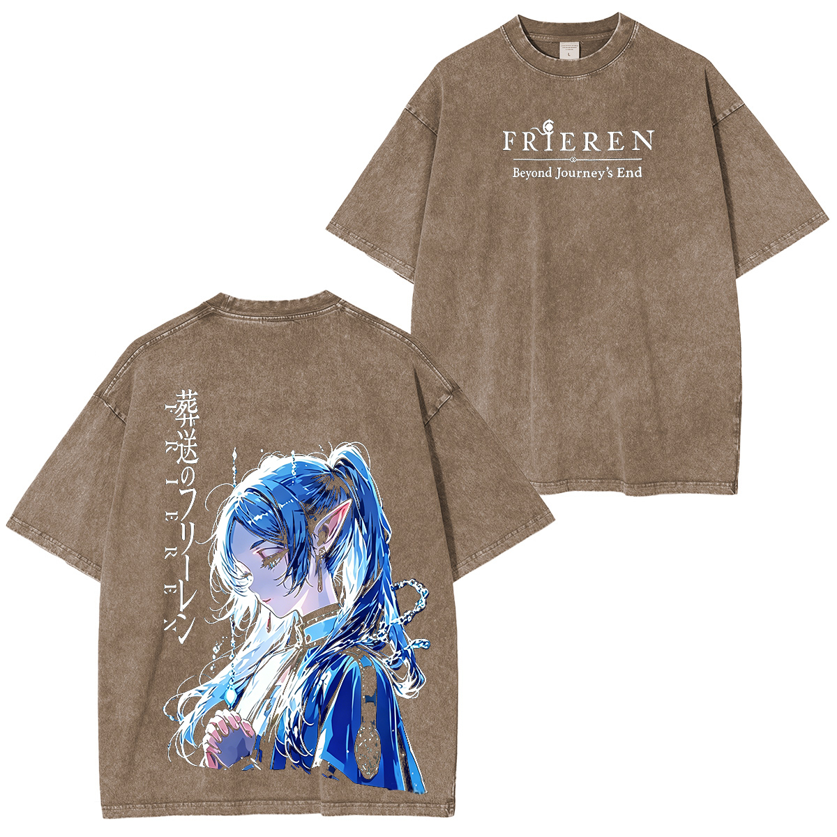 Inuyasha Vintage Unisex  Washed T-Shirt