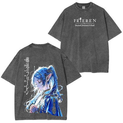 Inuyasha Vintage Unisex  Washed T-Shirt