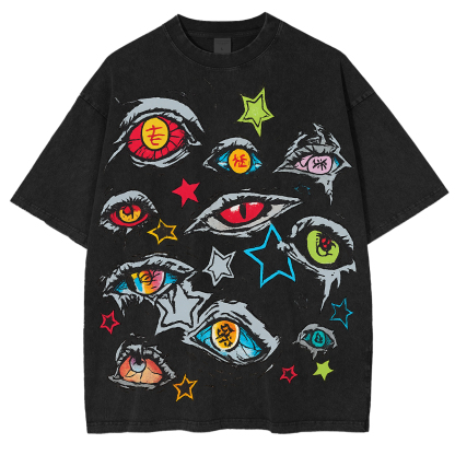 Demon Slayer: Kimetsu no Yaiba Unisex Washed T-Shirt