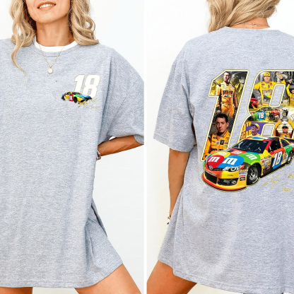 Vintage Kyle Busch 18 Tribute RIP Rowdy 1985-2026 Unisex Shirts/Crewneck/Hoodie