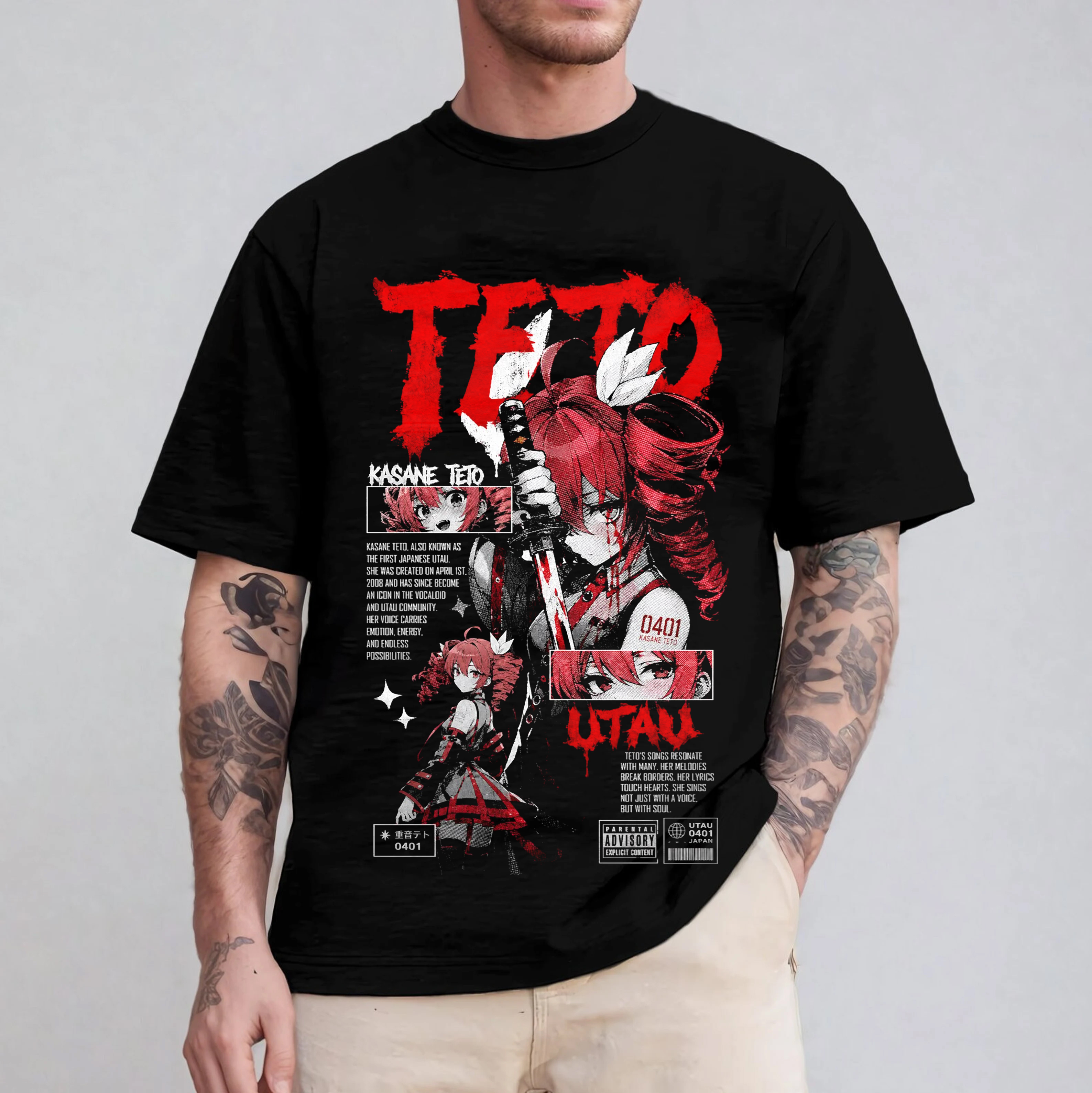 Kasane Teto Unisex Washed T-Shirt