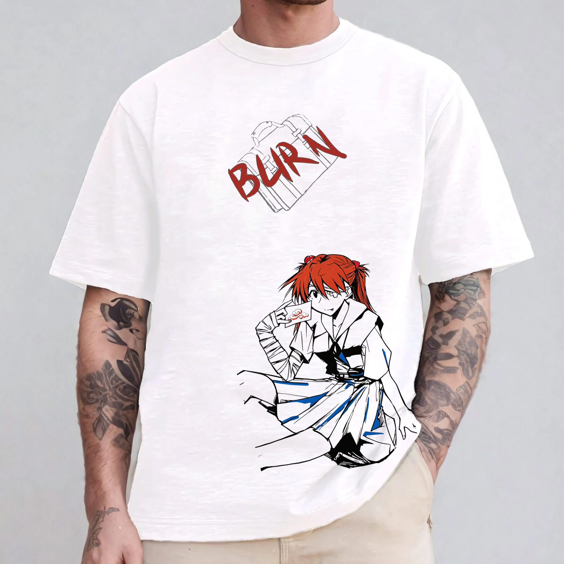 Neon Genesis Evangelion :AsukaGirl ReiAyanami Unisex Shirts/Crewneck/Hoodie