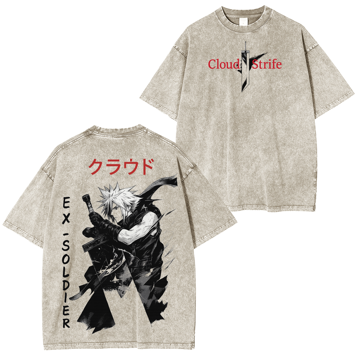 Soldier first class Final Fantasy 7 Washed T-shirt/Crewneck/Hoodie