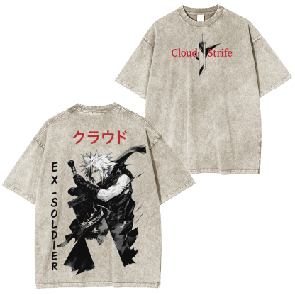 Soldier first class Final Fantasy 7 Washed T-shirt/Crewneck/Hoodie