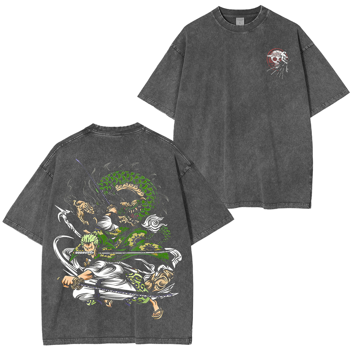 Lufdy Y Zoro Unisex Washed T-Shirt/Hoodie/Pullover Sweatshirt