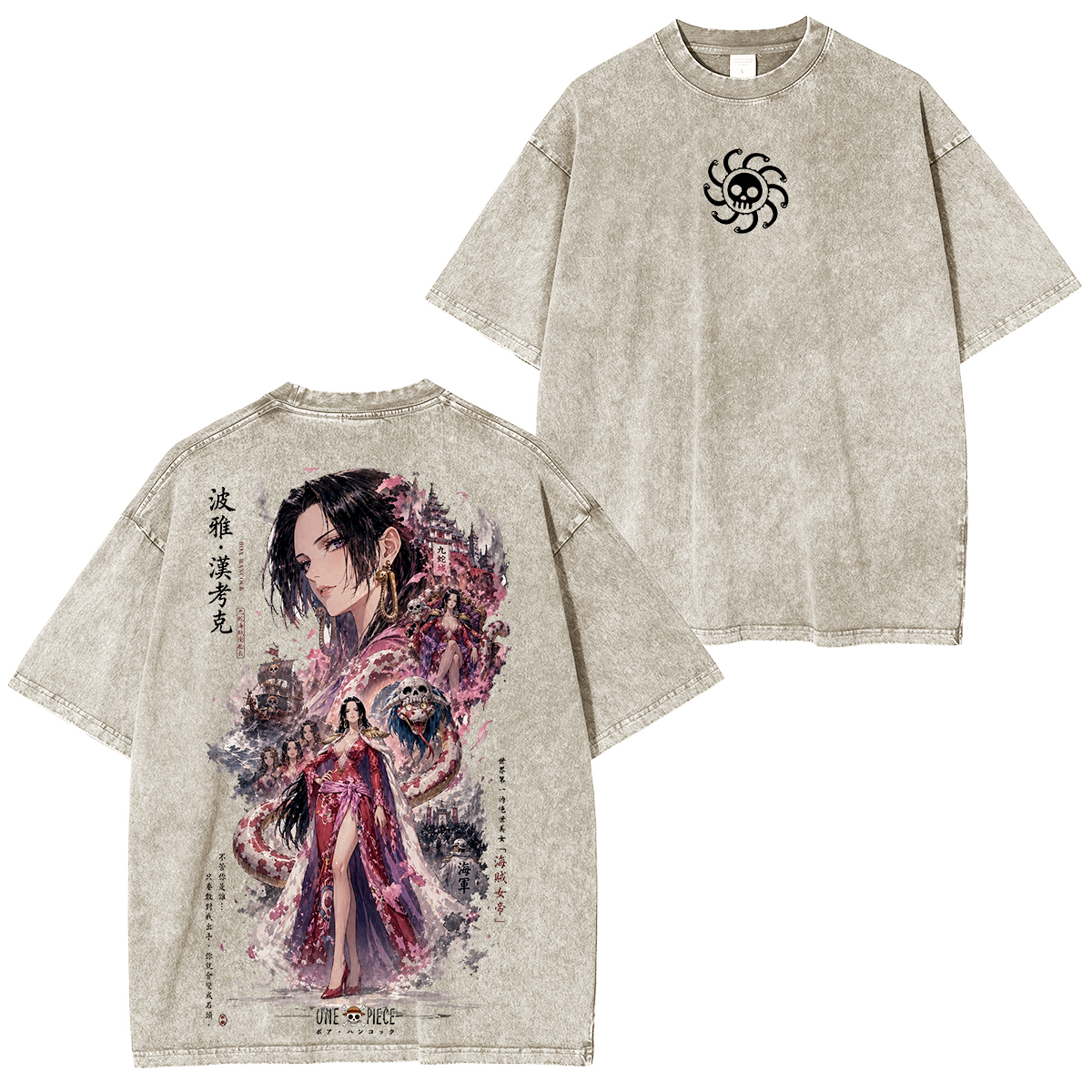 ONE PIECE ：Boa Hancock Print T-Shirt