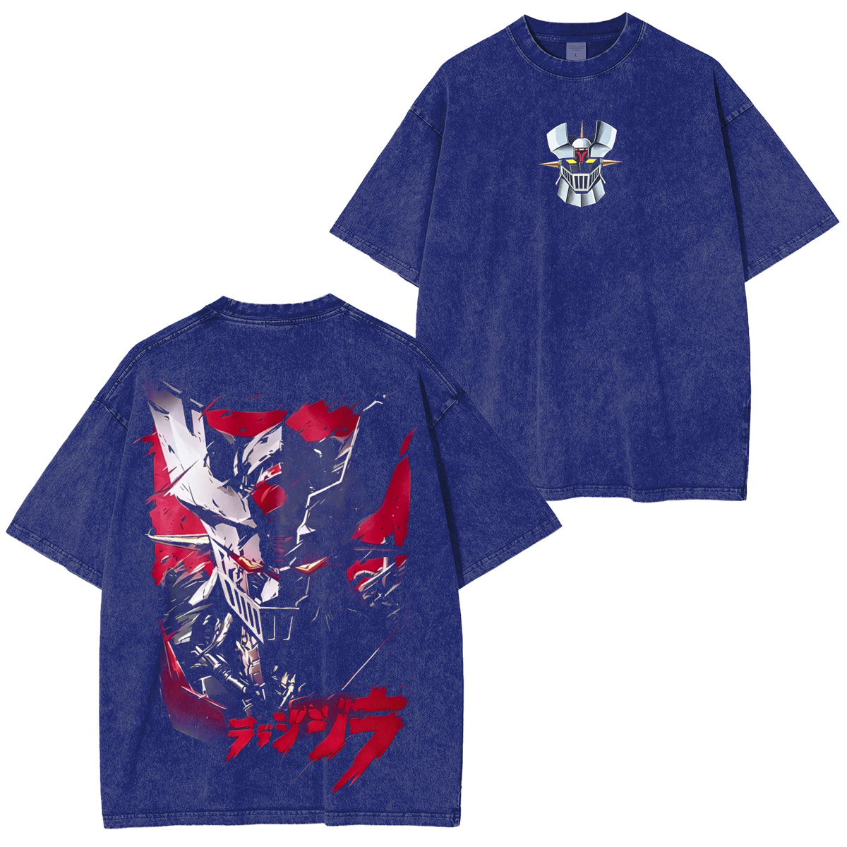 Mazinger Z Y El Gran Mazinger Washed T-shirt/Crewneck/Hoodie